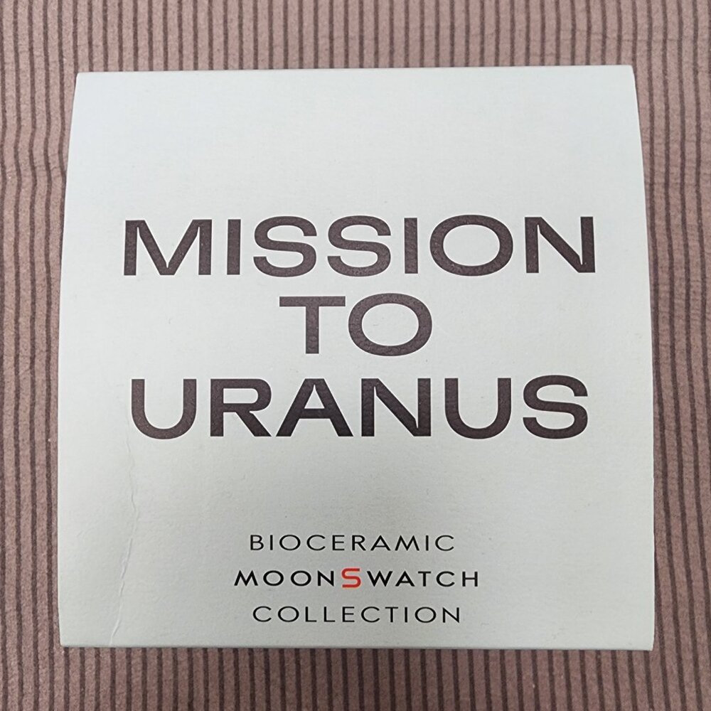 Swatch X Omega Bioceramic Moonswatch Mission To The Uranus Watch - Picture 4 of 4